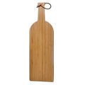 Large Wine Bottle Shape Bamboo Cutting Board